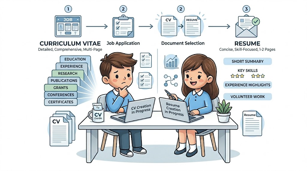 What Is the Difference Between CV vs Resume