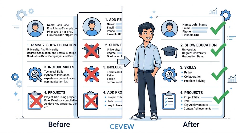 student CV without experience