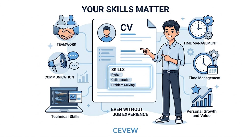 how to make a student cv