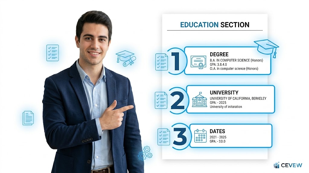 best way to list education on resume