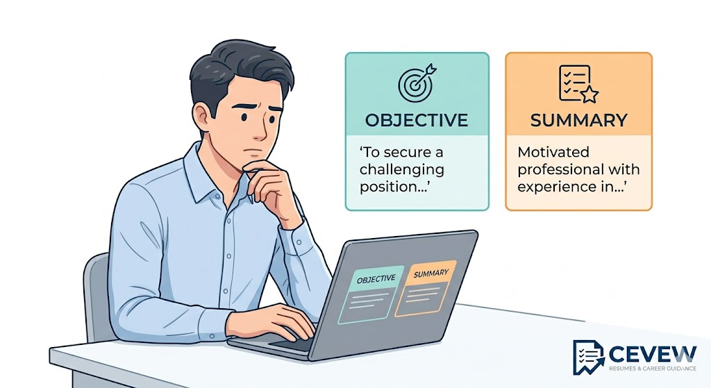 difference between resume objective and summary
